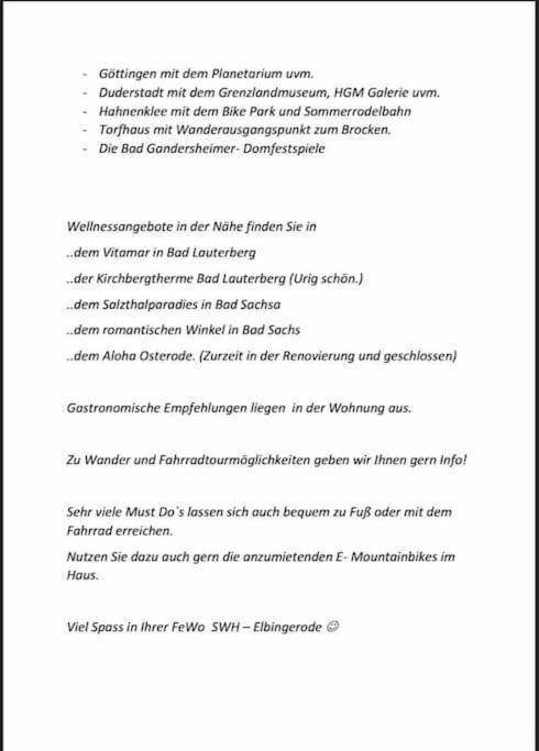 Ferienwohnung Sued - West Harz Mit Sauna E-Bikes Vorhanden! Horden am Harz Dış mekan fotoğraf